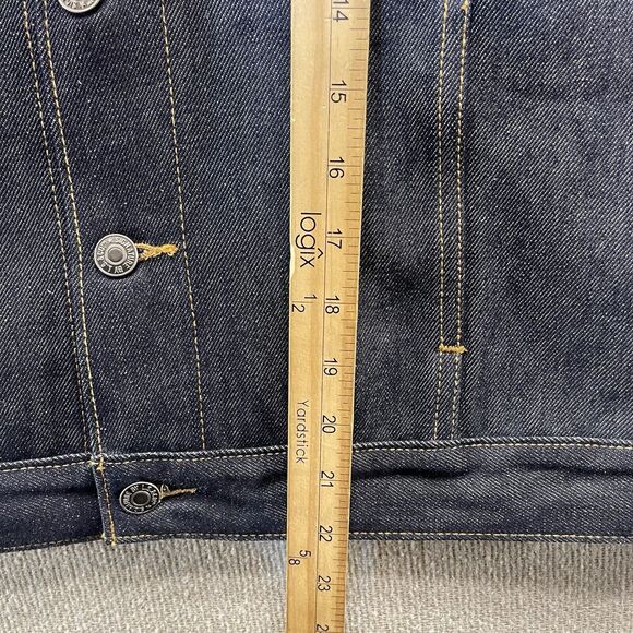 Levi's Denim Trucker Jacket Size XS Biker Jean Authentic Cotton - Picture 6 of 11